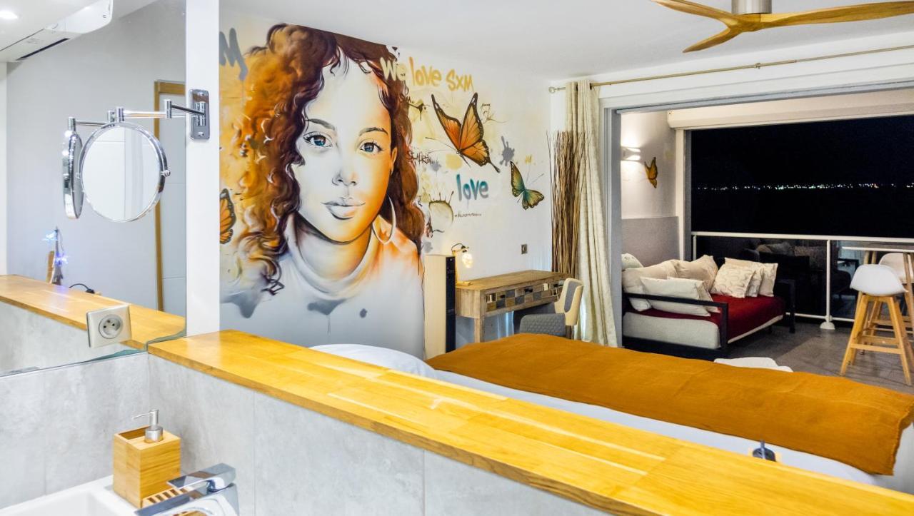 Official Page "Residence Bleu Marine" - Sea View Apartments & Studios - Saint-Martin French Side Grand Case Exterior foto
